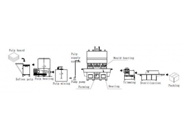 خط إنتاج الأكواب والأطباق الورقية الأوتوماتيكية SD-P08