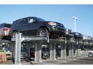 الجراجات الذكية مع نظام التكديس                     Stacker Parking System (Parking Lift)