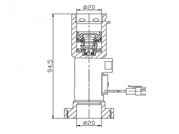 حساس تدفق مياه المرجل    Shape Memory Alloy Boiler Flow Switch