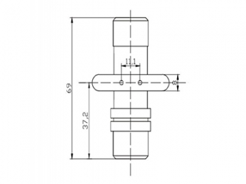 حساس تدفق الماء نوع عوامة    Float Type Water Flow Switch