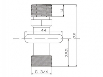 حساس تدفق الماء نوع عوامة    Float Type Water Flow Switch