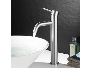 خلاط مغسلة طويل بمقبض واحد بفوهة مقوسة SW-BSS001(2)                    Single handle Sink Faucet