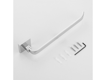 حاملة مناشف حمام يدوية تثبيت من جانب واحد SW-BTR003                     Stainless Steel Hand Bathroom Towel Hanger