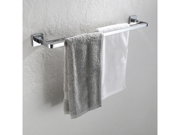 حاملة مناشف مزدوجة بمظهر الكروم SW-TR007                     Towel Bar