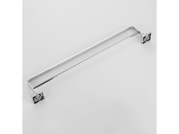 حاملة مناشف مزدوجة بمظهر الكروم SW-TR007                     Towel Bar