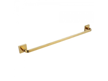 حاملة مناشف فردية بمظهر ذهبي مصقول SW-TR008                     Towel Bar