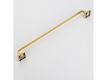 حاملة مناشف فردية بمظهر ذهبي مصقول SW-TR008                     Towel Bar