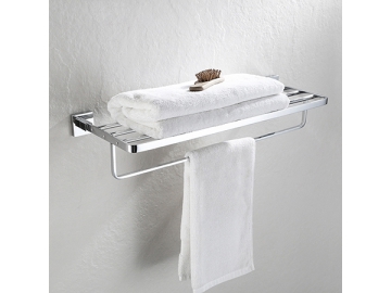 رف مناشف حمام بتصميم فاخر SW-TS002                     Luxury Design Bathroom Towel Rail Shelf