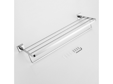 رف مناشف حمام بتصميم فاخر SW-TS002                     Luxury Design Bathroom Towel Rail Shelf