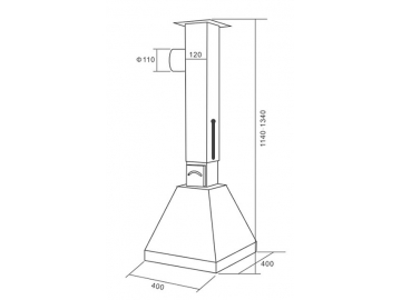 شفاط بحركة متداخلة / وحدة شفط تلسكوبي  Telescopic Local Extractor