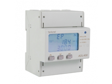 عداد كهرباء يركب على سكة DIN موديل ADL400                                             DIN Rail Energy Meter