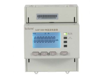 عداد قياس DC يركب على سكة فئة DJSF1352-RN                                             Rail-mounted DC Power Meter