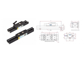 دليل الحركة الخطية المتدحرجة، سلسلة KNZ15  Linear Guide, Series KNZ15