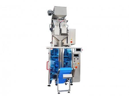 ماكينة تعبئة الثلج مع وحدة وزن خطية برأسين، سلسلة SK-L520  Ice Packaging Machine with 2 Head Linear Weigher, SK-L520