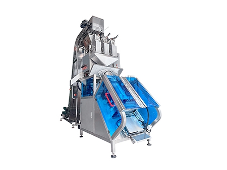 ماكينة تعبئة الثلج مع وحدة وزن خطية برأسين وثلاثة رؤوس، سلسلة SK-L780  Ice Packaging Machine with 2 Head & 3 Head Linear Weigher, SK-L780