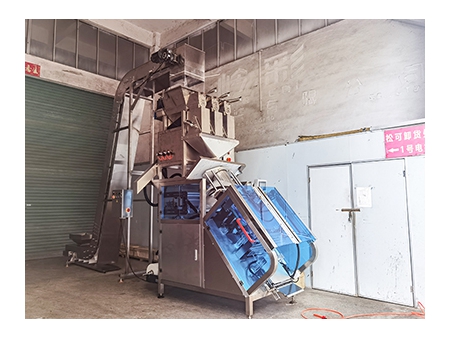 ماكينة تعبئة الثلج مع وحدة وزن خطية برأسين وثلاثة رؤوس، سلسلة SK-L780  Ice Packaging Machine with 2 Head & 3 Head Linear Weigher, SK-L780