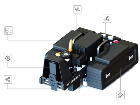 روبوت لحام مجنزر لكل أوضاع اللحام بتوجيه وتتبع ذاتي  Trackless Unguided All-position Crawling Welding Robot