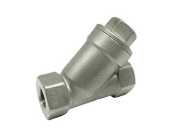 محبس عدم رجوع بنابض استانلس ستيل على شكل Y  Stainless Steel Y-Spring Check Valve