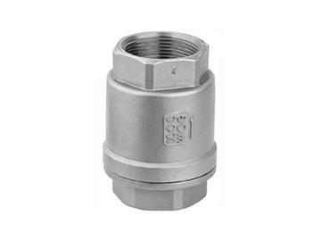 محبس عدم رجوع استانلس ستيل قطعتين   2 Piece Stainless Steel Spring Check Valve