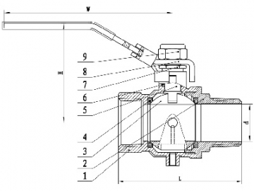 محبس كرة نحاسي تصريف سفلي للتدفق عند وضع القفل - صمام أمان   Auto Drain Safety Exhaust Brass Ball Valve With Lockable Handle