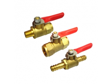 محبس كرة نحاسي صغير لضاغط الهواء Air Compressor Brass Mini Ball Valve