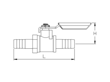 محبس كرة نحاسي صغير لضاغط الهواء Air Compressor Brass Mini Ball Valve