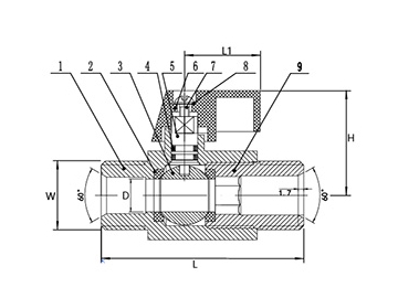 محبس كرة صغير ذو كفاءة   Economy Mini Ball Valve