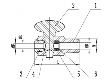 صمام تصريف طبة سداسي – محبس سدادة  Plug Style Drain Cock, with Hex Body