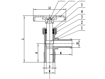 صمام تنظيم التدفق للشاحنات من النحاس مطروق  Forged Brass Truck Valve