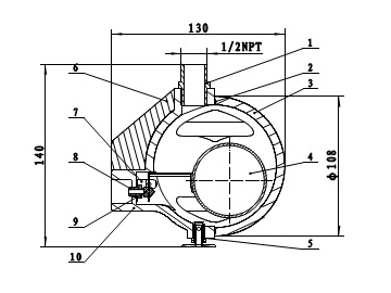 صمام تصريف آلي بعوامة 400 لتر   Automatic Float Drain, 400L