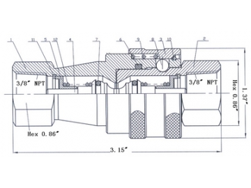 وصلة ربط سريع QCV / QCVP  QCV / QCVP Quick Connect Couplings