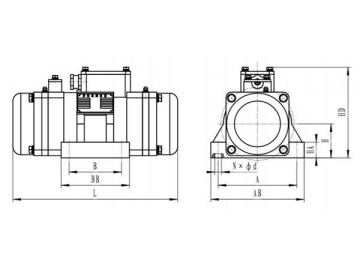 هزاز خرسانة ذو تردد عالي  High Frequency External Concrete Vibrator