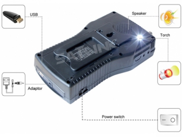 جهاز قياس إشارة البث الرقمي مع محلل للترددات الطيفية WS6936 DVB-T&DVB-S&DVB-S COMBO