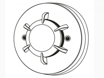 كاشف الدخان الكهروضوئي مع شبكة بأربعة أسلاك 46mm