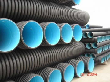 خط إنتاج الأنابيب المموجة مزدوجة الجدار SBG800 HDPE/PP