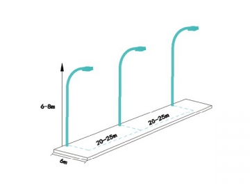 مصباح الشارع LED سلسلة 03