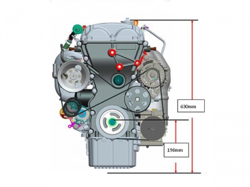 محرك البنزين 1.3L DVVT