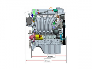 محرك البنزين 1.3L DVVT