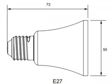 مصباح الكأس E14 LED