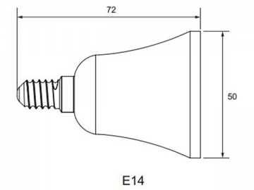 مصباح الكأس E14 LED