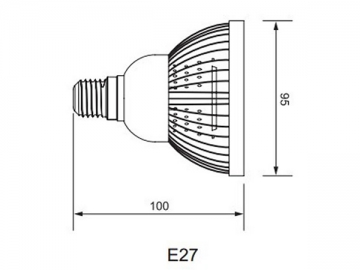 مصباح الكأس PAR30 E27 LED