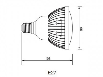 مصباح الكأس PAR30 E27 LED