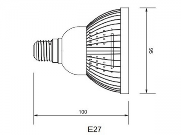 مصباح الكأس PAR30 E27 LED