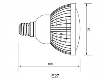 مصباح الكأس PAR30 E27 LED