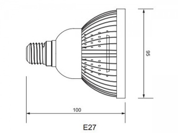 مصباح الكأس PAR30 E27 LED