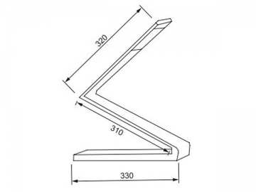 مصباح مكتبي LED ABS