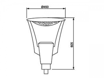 ضوء الحديقة LED