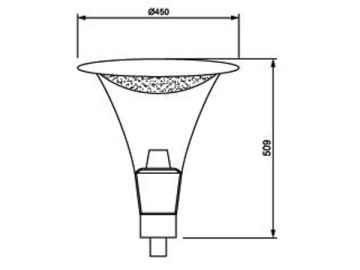 ضوء الحديقة LED