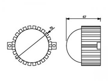 مصدر النقطة LED DIP