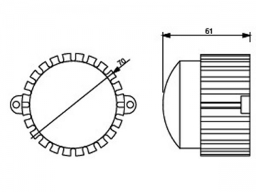 مصدر النقطة LED DIP